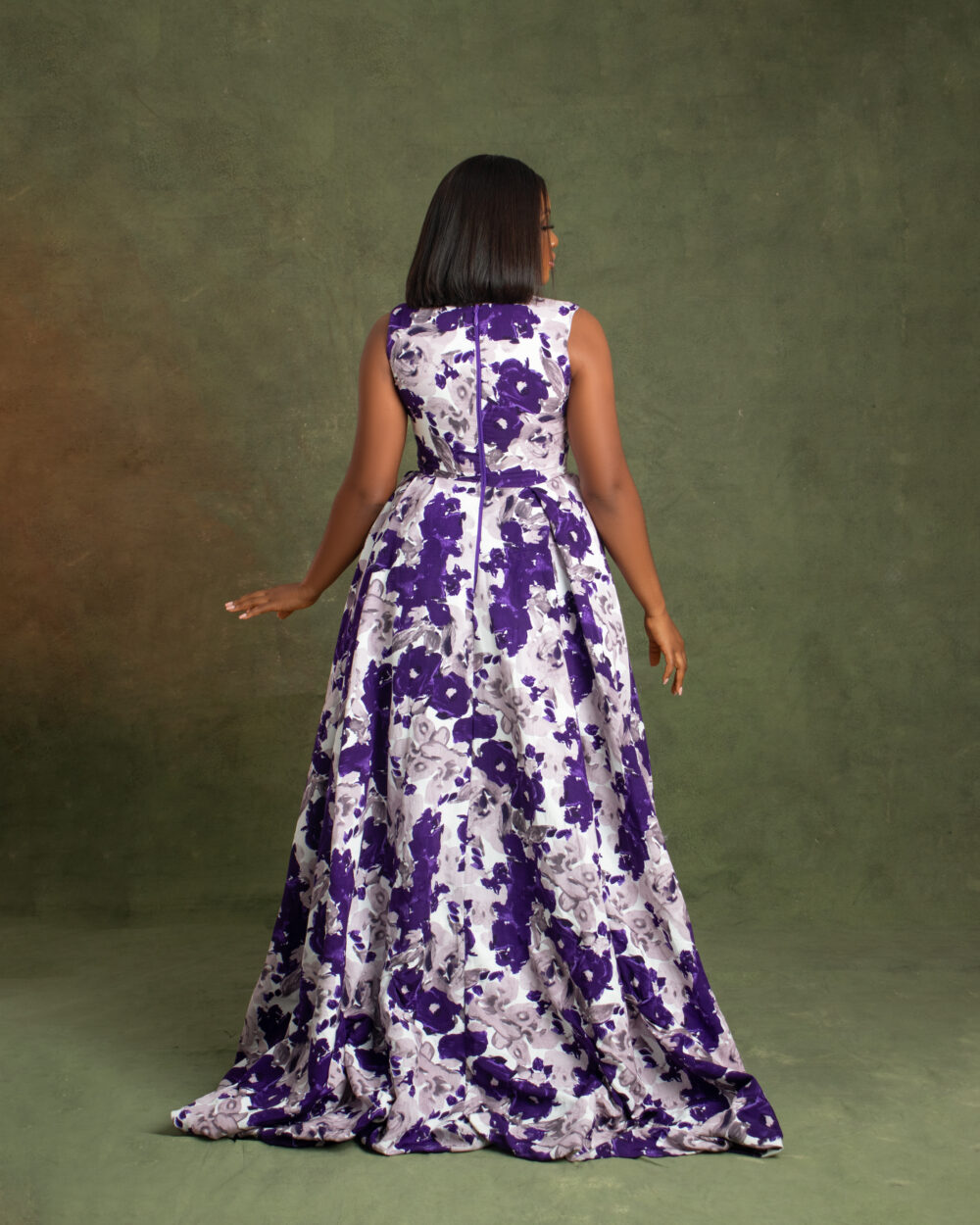 NONNISTICS REGAL BLOOM HIGH-LOW GOWN - Image 2