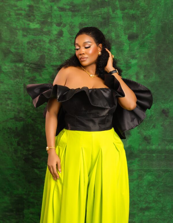 NONNISTICS PEPLUM LUXE BUSTIER CROP TOP